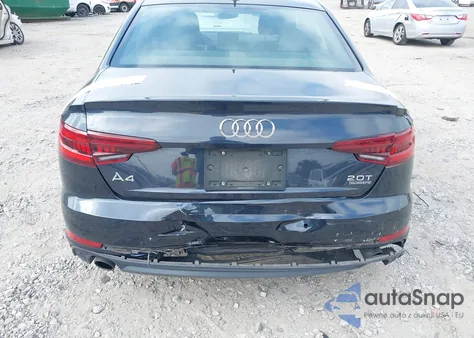 2018 Audi A4 2.0T Premium/2.0T Tech Premium from USA, damaged, VIN WAUENAF46JA122670